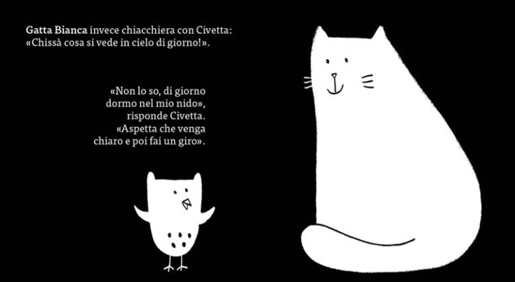 gatto nero gatta bianca minibombo silvia borando