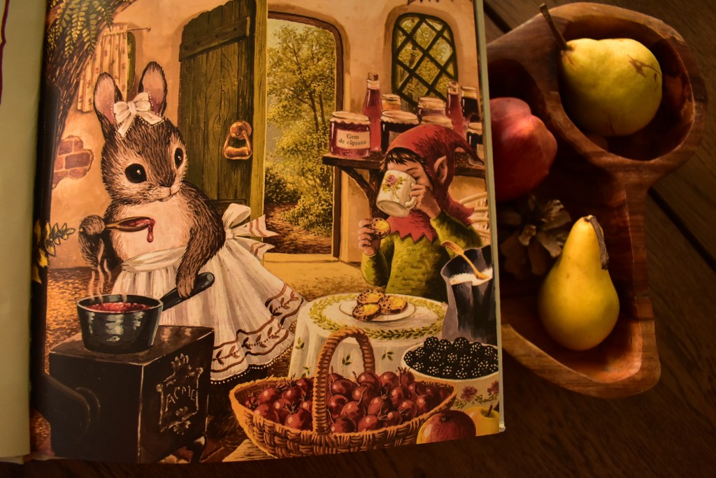 The fairies' cook di Shirley Barber: Martha in cucina che fa la marmellata